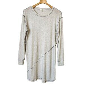 Rag & Bone The Knit Ribbed Dress Long Sleeve Grey Cute Soft Sporty Comfy Small